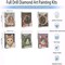 6 Pack 5D Diamond Painting Kits for Adults Beginners,DIY Round Full Drill Diamond Art Kits Cartoon Cat,Paint by Diamonds Gem Art Crystal Easy,Animal Home Wall Decor 12x16 Inch